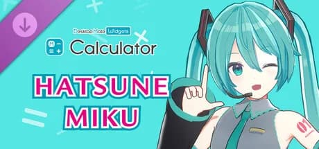 Calculator - Desktop Mate Widgets Hatsune Miku DLC