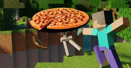 Minecraft Player Comes Up With Clever Way to Make Pizza in the Game
