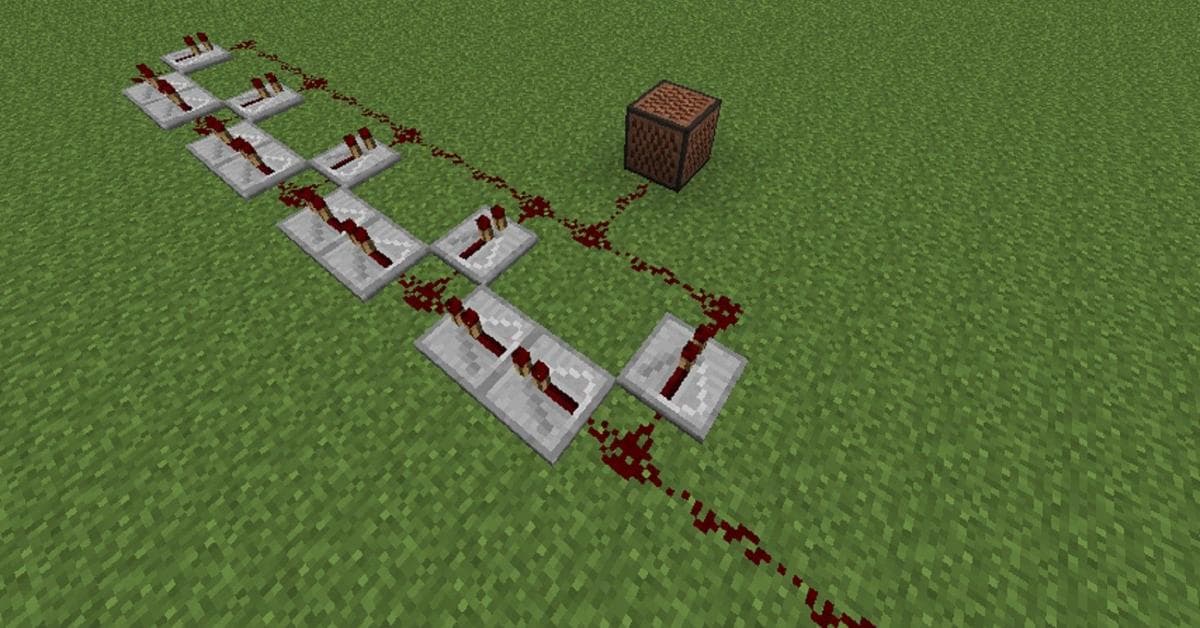 Redstone Expert Makes Working Version of Guitar Hero in Minecraft