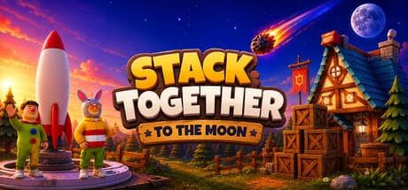 Stack Together: To the Moon – Stack, Build & Escape
