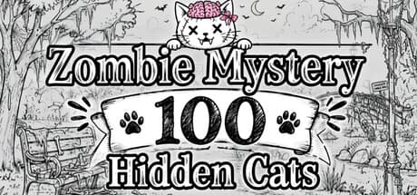 Zombie Mystery: 100 Hidden Cats