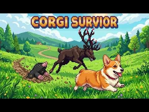 [Early Access] Corgi Survivor - 2D Action Roguelike - Gameplay (PC)