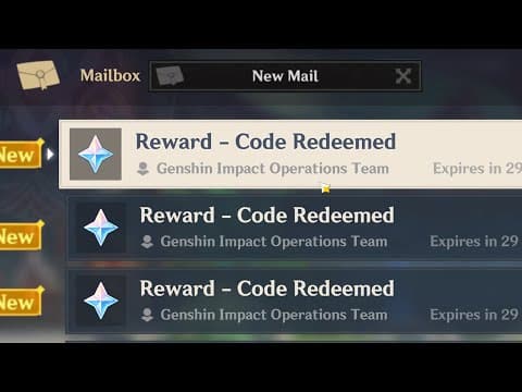 GENSHIN 3.2 LIVESTREAM REDEEM CODES!! (300 Freemogems)