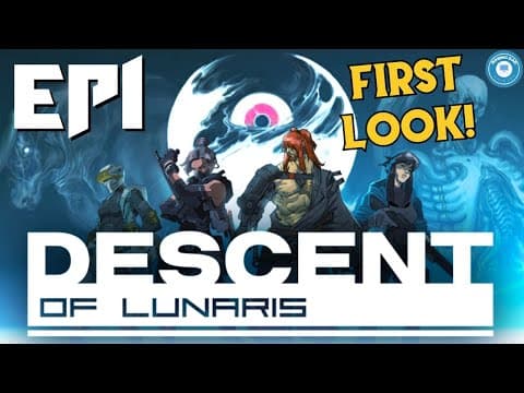 DESCENT OF LUNARIS | Sci-Fi Dungeon Crawler | Gameplay Preview | Part 1