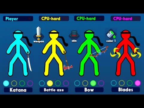 Supreme Duelist Stickman 4 Player Mode NEW UPDATE Gameplay Walkthrough 2022 ( android / ios )