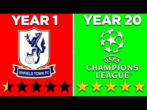 The Ultimate Football Manager 26 Rebuild: From Non-League to Champions League!