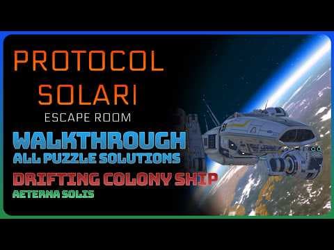 Protocol Solari: Escape Room - Drifting In Silence (Full Game Walkthrough || All Puzzle Solutions)