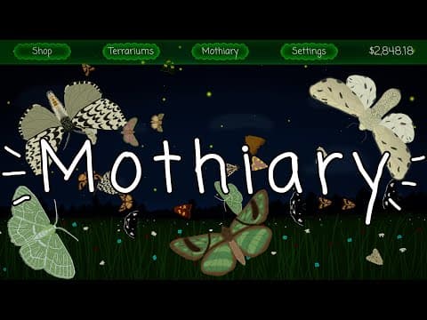 Mothiary – Moth Collecting Idle Game Trailer
