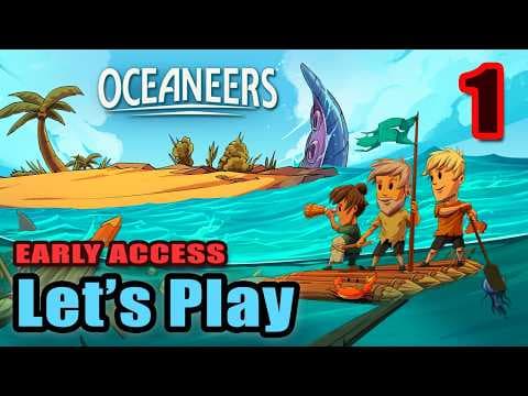 New Indie Gem.  Unique Island Survival Crafting Colony Sim - Oceaneers - Full Gameplay (Release)