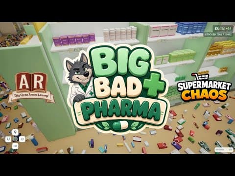 Loved tidying the library and the supermarket? Welcome to Big Bad Pharma