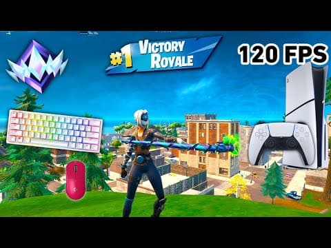 Fortnite Unreal Ranked Reload On PS5 Slim | Keyboard & Mouse Gameplay | 120 FPS | 4K