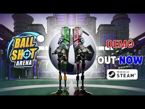 New Multiplayer Sports Shooter! | BallShot Arena Steam Demo Gameplay