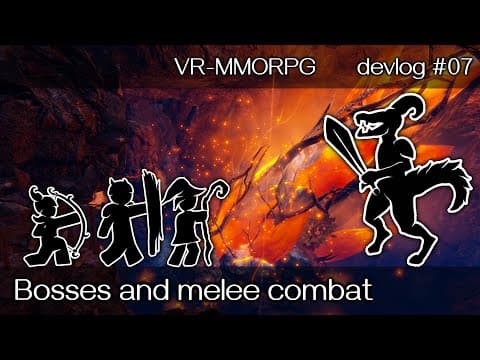 Boss and melee combat in development - Devlog 07 Ascent Quest VR-MMORPG