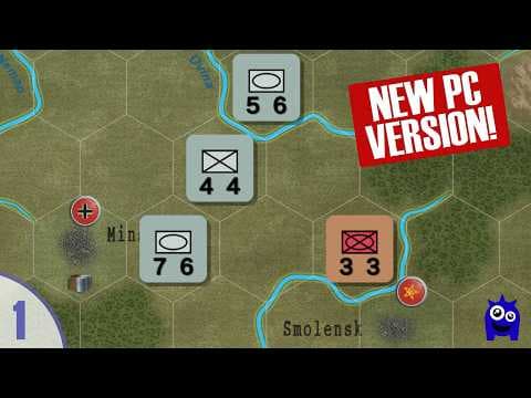No Retreat! The Russian Front Playthrough #1 | PC Hex & Counters Wargame | Steam | Episode 1