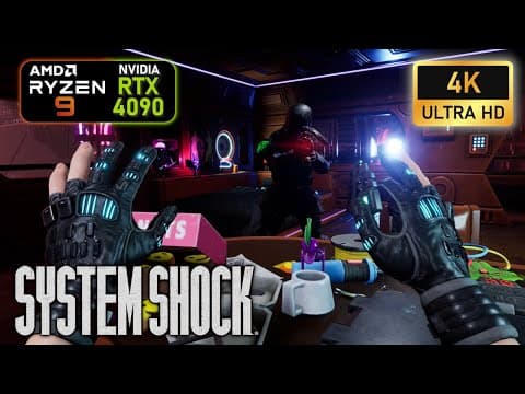 System Shock (2023 Demo) | 4K | Ultra settings | RTX 4090 | R9 7950x
