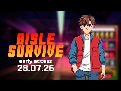 The official trailer is live, and the Aisle Survive DEMO is AVAILABLE NOW #indiegame #retail