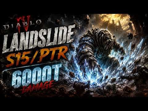 S15/PTR LANDSLIDE WEREBEAR — 6000T DAMAGE! | Diablo 4