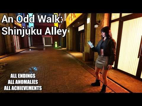 An Odd Walk: Shinjuku Alley | FULL GAME Walkthrough | All Endings | All Anomalies | All Achievements