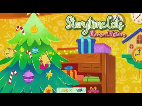Storytime Cats - Meows and Mistletoes demo (timelapse)