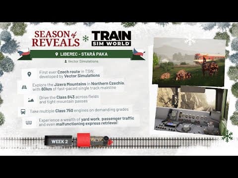 Liberec - Stará Paka - Gameplay Showcase | Train Sim World 6 #TSWSeasonOfReveals
