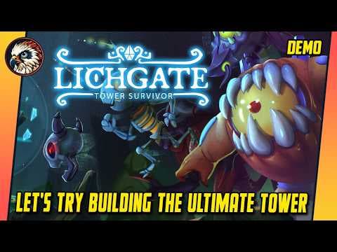 Let's Try Building the Ultimate Tower (Lichgate: Tower Survivor) | Game Play | Let’s Try