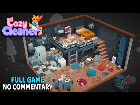 Cozy Cleaner Full Game | No Commentary Gameplay All Levels