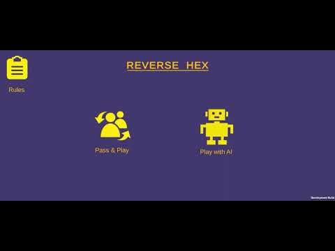 Reverse Hex Game Play Demo