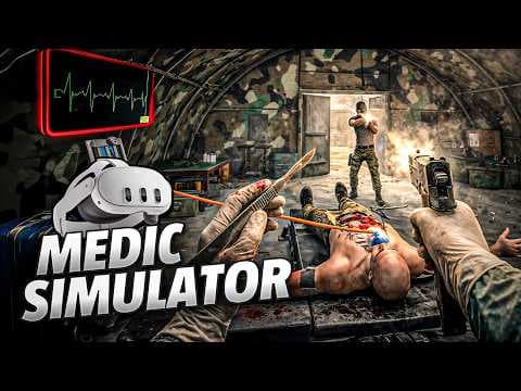 Medic Simulator: Combat Zone - Meta Quest 3 Gameplay | First Minutes [No Commentary]