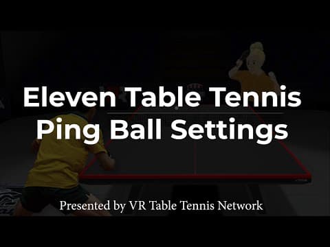 7 - ETT How-to Tutorial - Ping Ball Settings and Demonstration