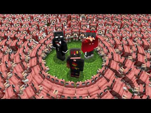 1000 Armored Wolves VS Lifesteal SMP