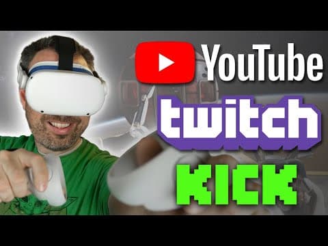 How to LIVESTREAM Quest 2, Quest 3 & 3s Gameplay to TWITCH, YOUTUBE & KICK! - The Quick and Easy Way