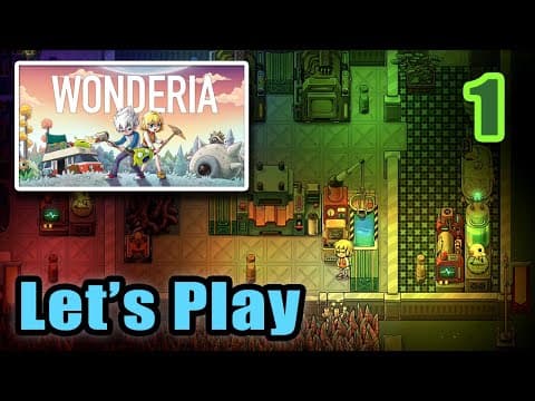 Wonderia = Necesse + Core Keeper - Open World Survival Crafting - Manga Style - Full Gameplay