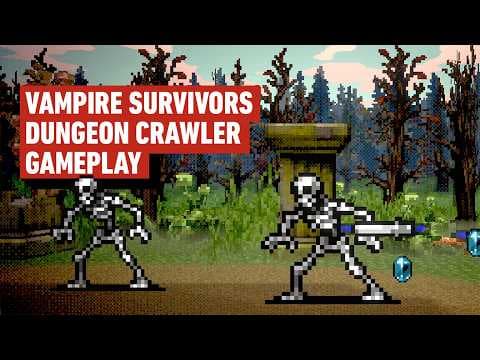 Vampire Crawlers: The Turbo Wildcard from Vampire Survivors - 12 Minutes of Gameplay