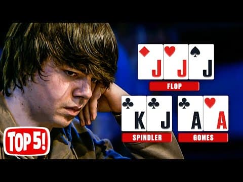 Top 5 Most EPIC Poker Hands You Must Have Seen