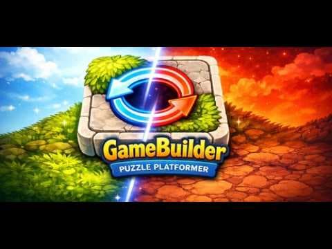 GameBuilder Puzzle Platformer | Gameplay PC | Steam | GandaCu