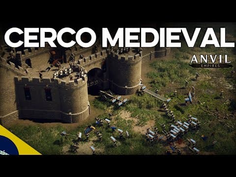 Anvil Empires Gameplay PT-BRASIL | Giant Battles in the Demo