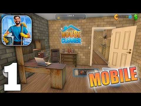 House Cleaner Gameplay Walkthrough Part 1 (iOS, Android)