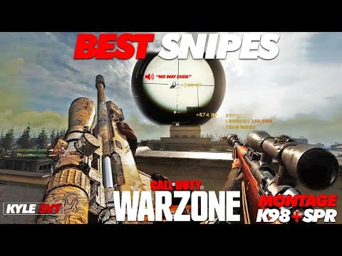 Call of Duty Warzone - Best Plays Using Snipers