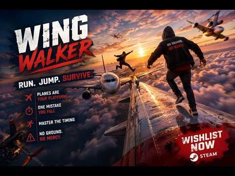 Wing Walker - Official Gameplay Trailer | Run, Jump, Don’t Fall