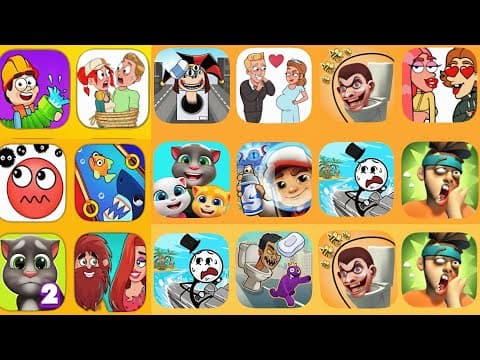 Hide And Seek, Dog Rescue, Find Alien 2, Zombie Tsunami, Plants VS Zombie 2, Rainbow Survivor