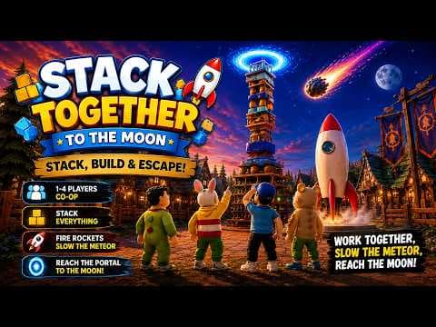 Stack Together : To the Moon trailer
