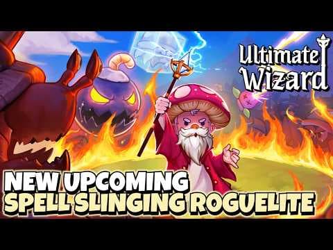 I Tried This New Upcoming Spell Blasting Horde Survival... Its Amazing!! | Ultimate Wizard
