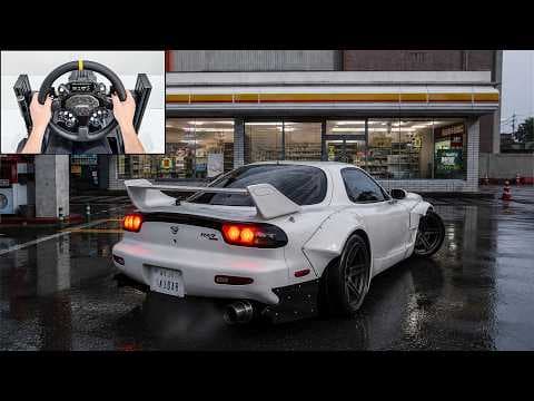 Mazda RX-7 DRIFTING | Forza Horizon 6 | Steering Wheel Gameplay