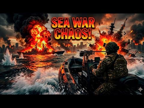Final Boat Attack on Enemy Fleet | Epic Naval Battle Gameplay