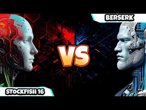 Sharp and Aggressive!! | Stockfish 16.1 vs Berserk #chess