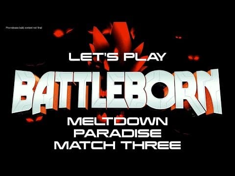 Let's Play Battleborn Meltdown Paradise Multiplayer PC Gameplay Match 3 in 1080p