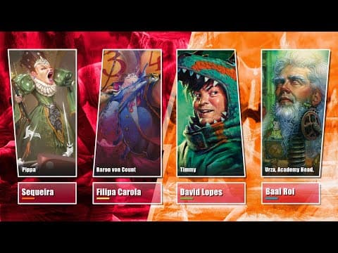 Monthly Special Silver Border - Pippa, Baron Von Count, Timmy, Urza - #EDH Gameplay