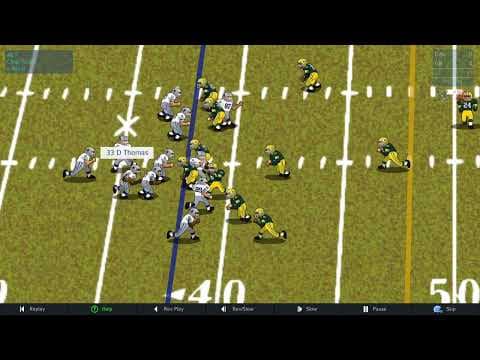 Pro Strategy Football 26: Golden Era Tournament: Week 3: 71 Dallas at 66 GB