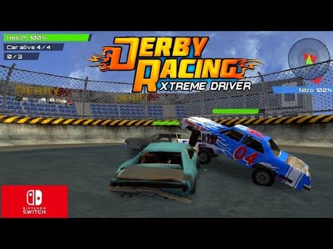 Derby Racing Xtreme Driver Nintendo switch gameplay