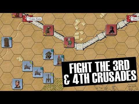 Sword & Siege Crusades Book 2 Overview | PC Hex & Counters Turn-Based Game | Wargame Design Studio